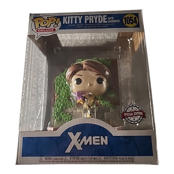 NIB Funko POP! Deluxe X-Men Kitty Pryde With LockHeed Special Edition  #1054 - Picture 1 of 5